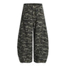 Y2K Camo Denim Curved Baggy Barrel Jeans