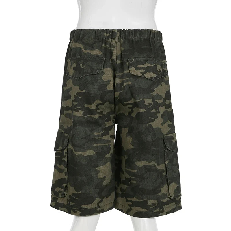 Camouflage Cargo Jorts — in alternativa