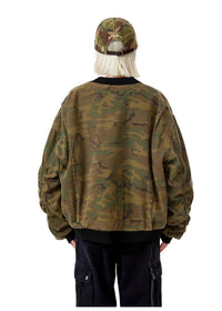 Camouflage Flight Bomber Jacket — dettaglio