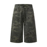Y2K Camouflage Rhinestone Baggy Shorts Jorts