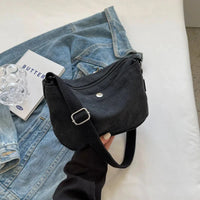 Canvas Messenger Bag Handbag — vista posteriore
