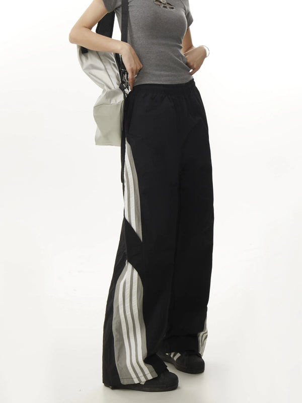 Y2K Casual Baggy Paratrooper Trousers