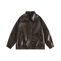 Casual Leather Jacket — dettaglio