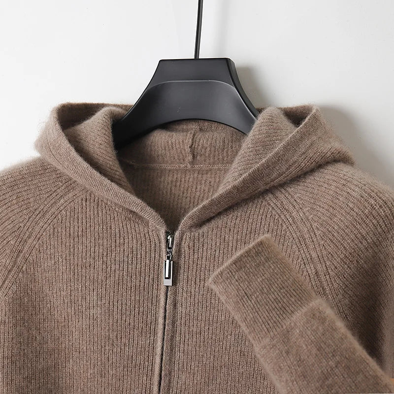 Casual Long Sleeve Hooded Cardigan — dettaglio della stampa