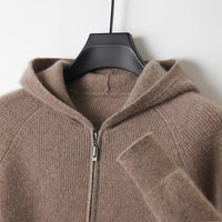 Casual Long Sleeve Hooded Cardigan — dettaglio della stampa