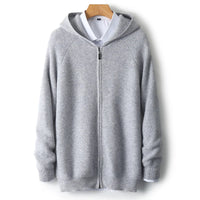 Casual Long Sleeve Hooded Cardigan — dettaglio del tessuto