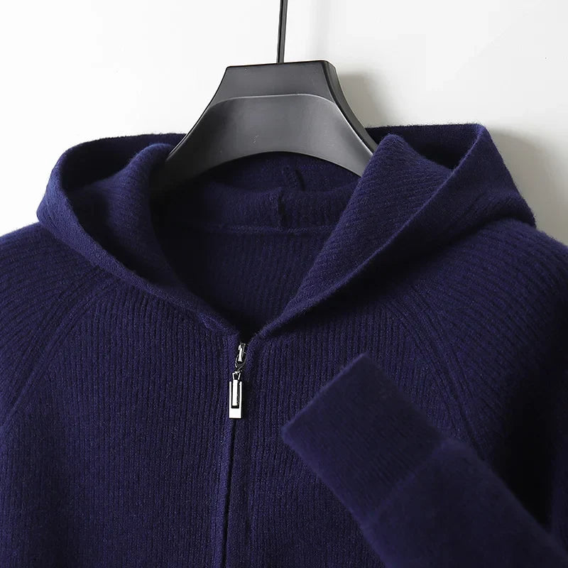 Casual Long Sleeve Hooded Cardigan — in alternativa