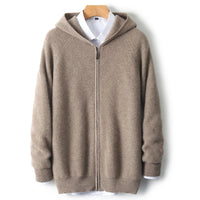 Casual Long Sleeve Hooded Cardigan — vista laterale