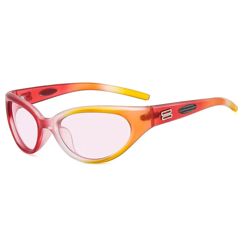 Cat Eye Goggle Sunglasses — vista posteriore