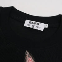 Cat Eyes Graphic Long Sleeve Top — dettaglio