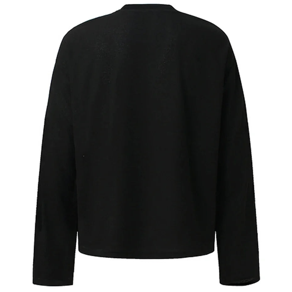 Cat Eyes Graphic Long Sleeve Top — vista laterale
