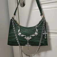Chained Punk Handbag — vista laterale