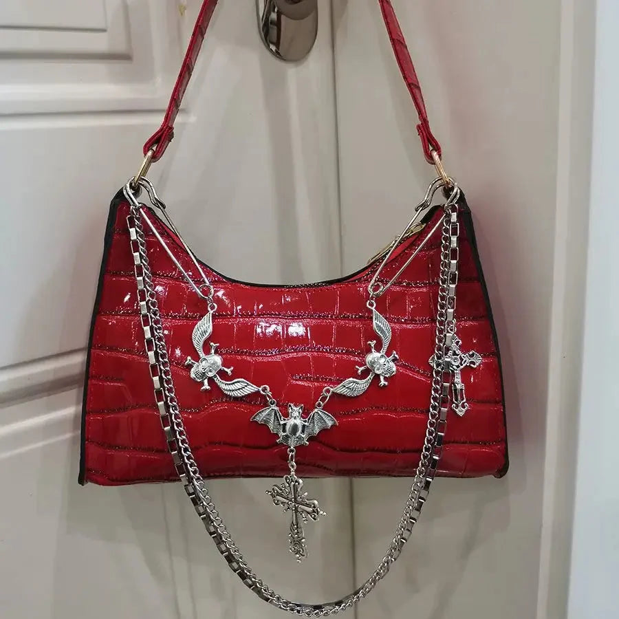 Chained Punk Handbag — vista posteriore