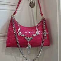Chained Punk Handbag — dettaglio della stampa