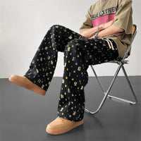 Checker Plaid Sweatpants Jogger Trousers — vista laterale