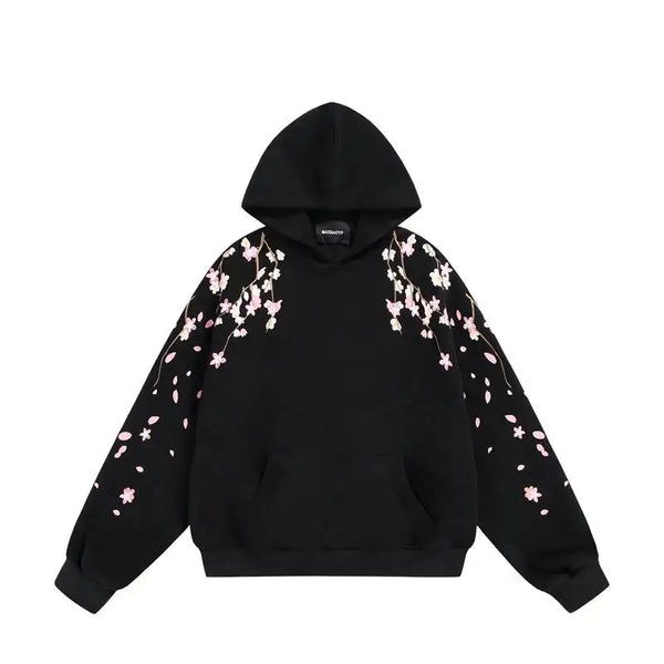 Cherry Blossom Graphic Hoodie — vista frontale