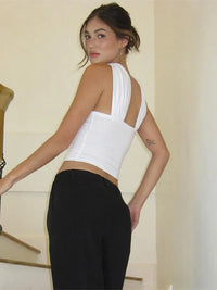 Chic Sexy Strapless Crop Top — dettaglio della stampa