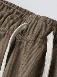 Chino Ankle Length Sweatpant Joggers Trousers — dettaglio del tessuto