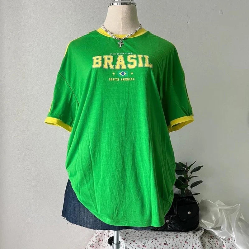 Classic Brazil Graphic T Shirt — vista posteriore