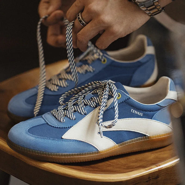Color Block German Trainers — vista frontale