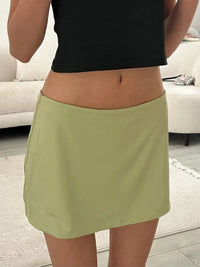 Comfy Plain Mini Skirt — vista posteriore