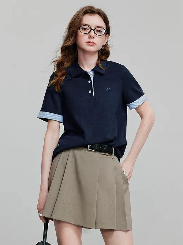 Contrast Polo Shirt — dettaglio della stampa