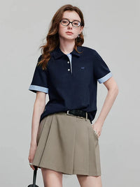 Contrast Polo Shirt — dettaglio della stampa