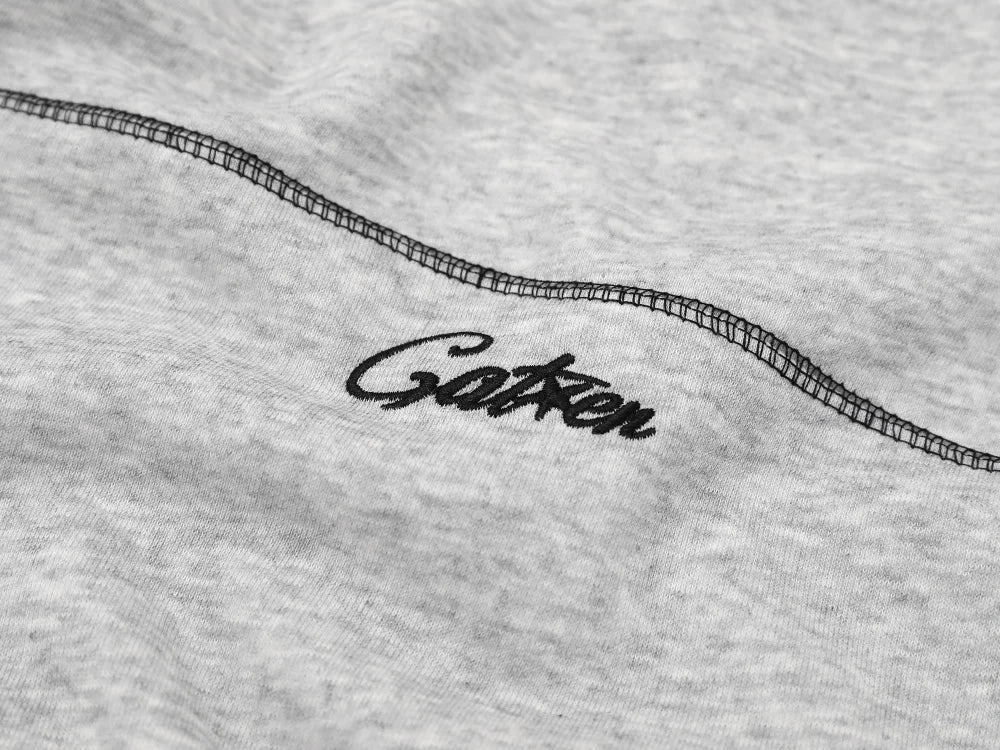 Contrast Stitch Embroidered Hoodie — dettaglio del tessuto