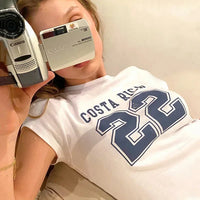 Costa Rica Baby Tee — vista posteriore