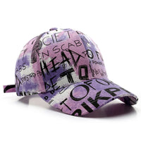 Covered Graffiti Baseball Cap — dettaglio della stampa