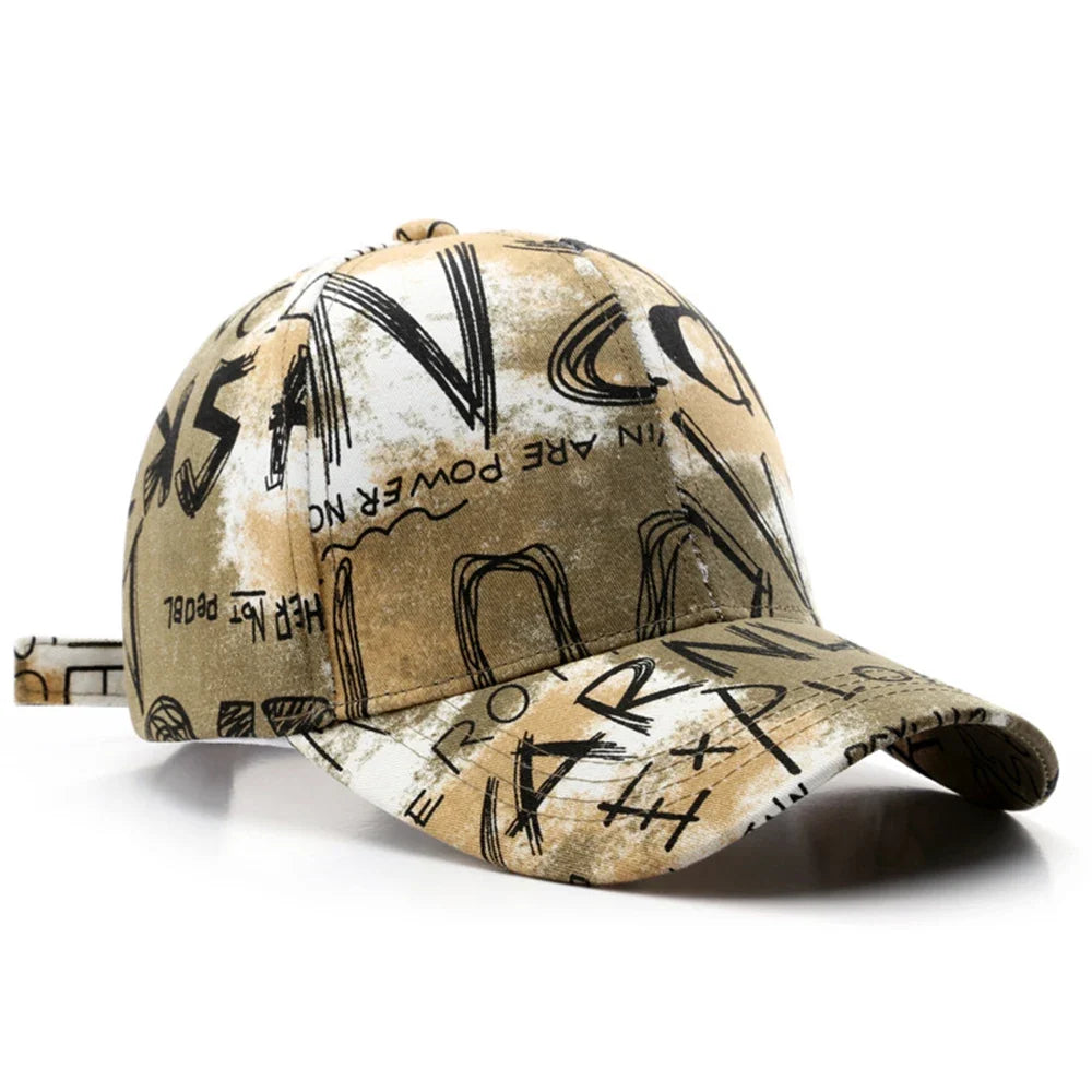 Covered Graffiti Baseball Cap — vista posteriore