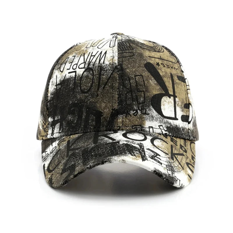 Covered Graffiti Baseball Cap — dettaglio del tessuto