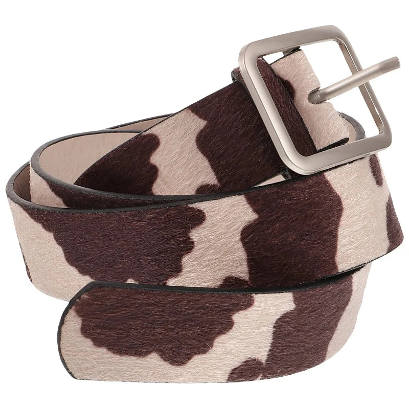 Cow Print Pu Belt — in alternativa