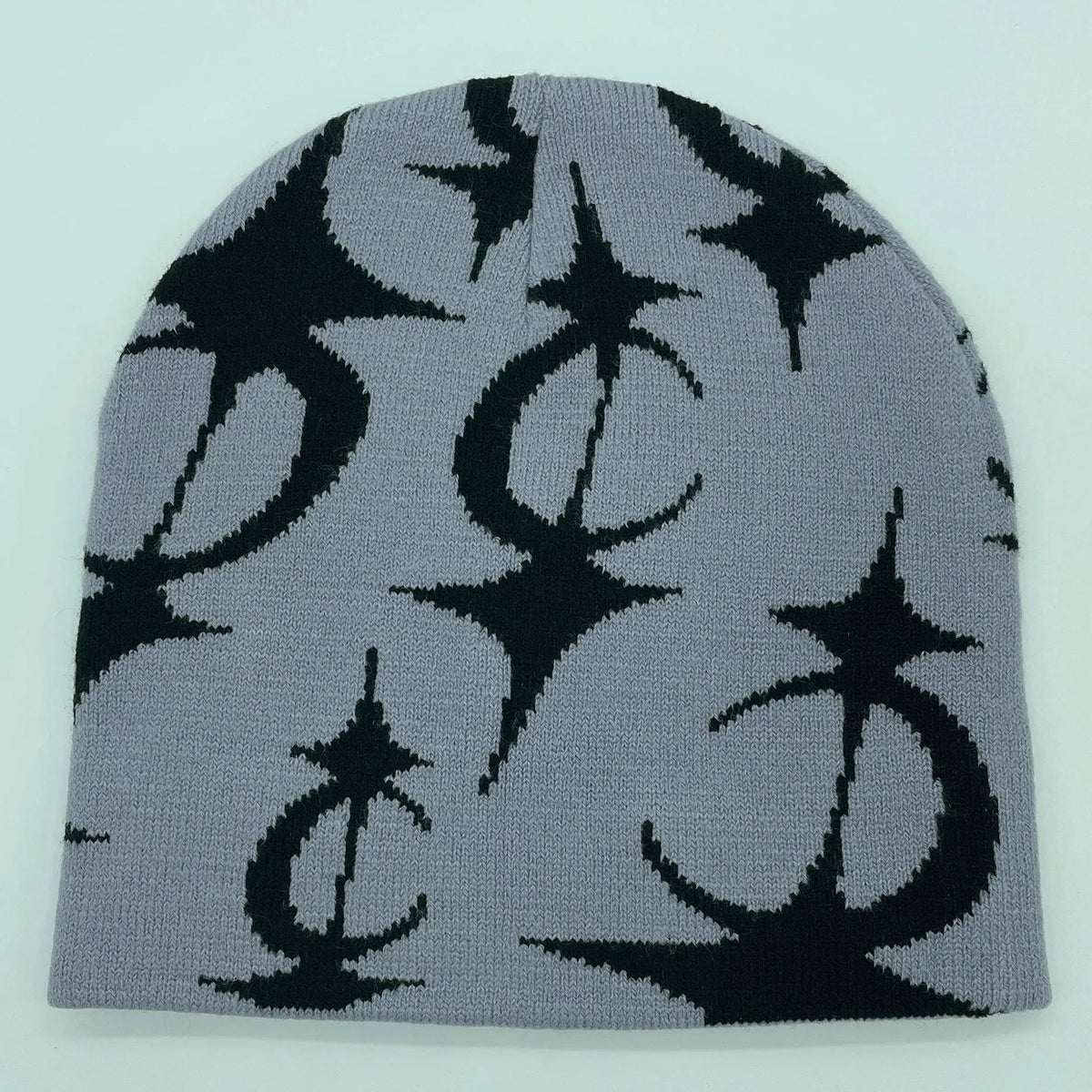 Crescent Star Beanie — dettaglio del tessuto