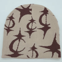 Crescent Star Beanie — dettaglio della stampa