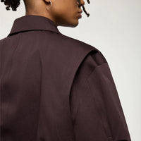 Cropped Cargo Jacket — dettaglio del tessuto