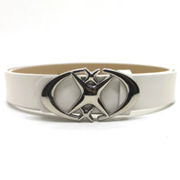 Cross Star Buckle Leather Belt — dettaglio