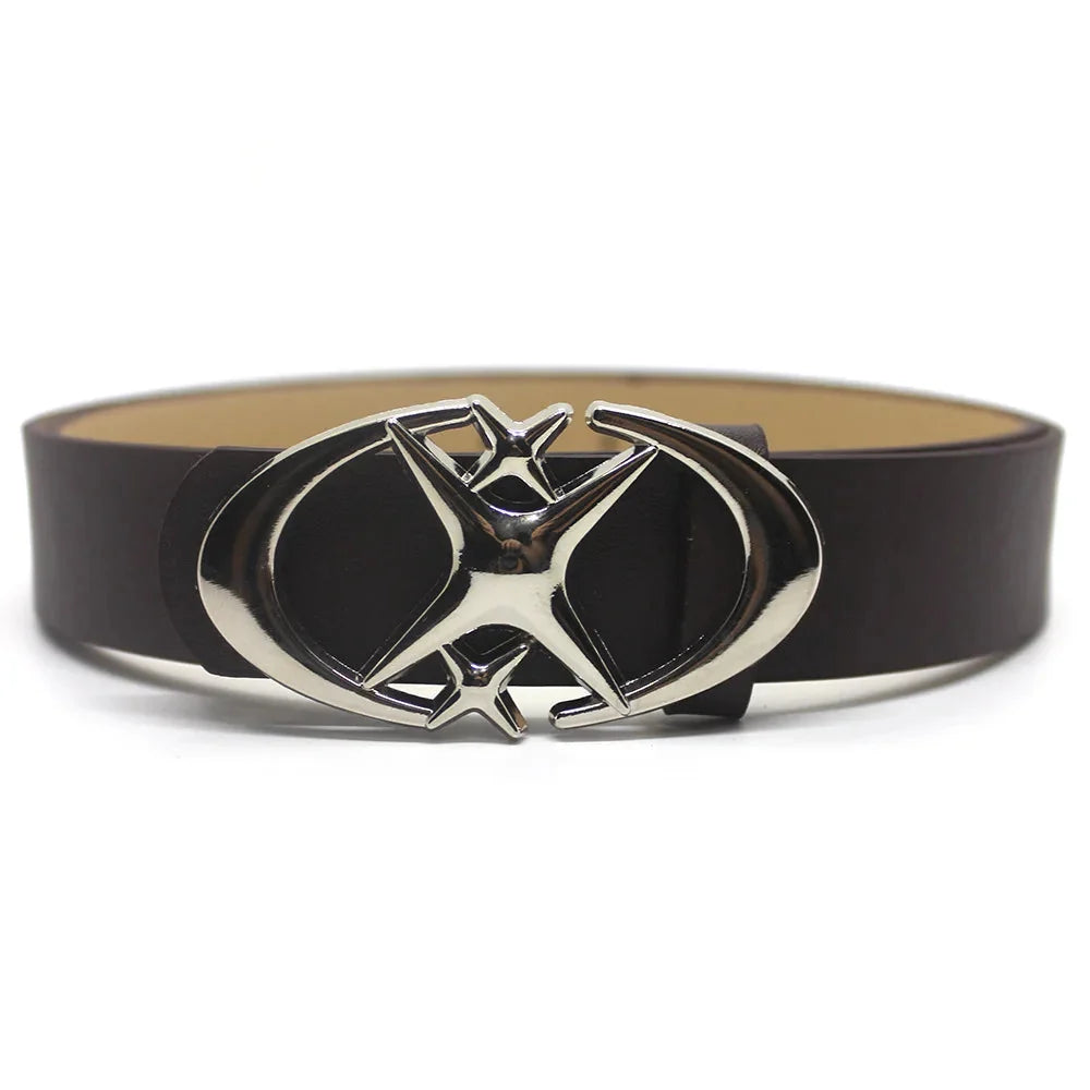 Cross Star Buckle Leather Belt — dettaglio della stampa