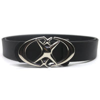 Cross Star Buckle Leather Belt — in alternativa