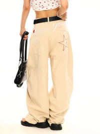 Curved Boyfriend Fit Barrel Jeans — dettaglio