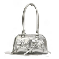 Cute Bow Tie Underarm Handbag — vista posteriore