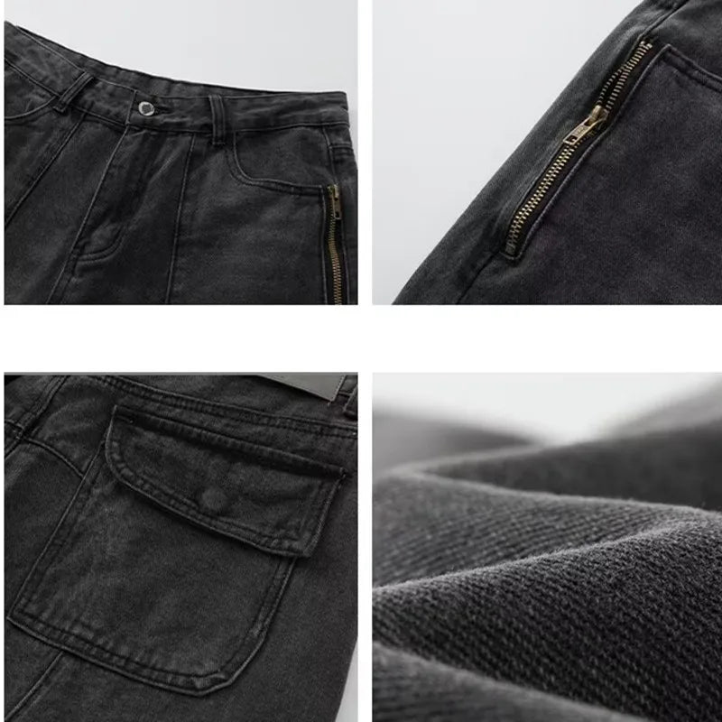 Cyber Baggy Vintage Boot Cut Jeans — vista completa