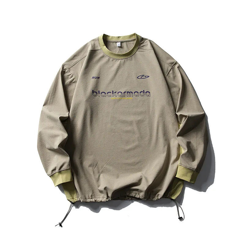 Cyber Track Techwear Fitness Long Sleeve Top — vista frontale