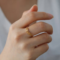 Dainty Aesthetic Butterfly Ring — dettaglio della stampa