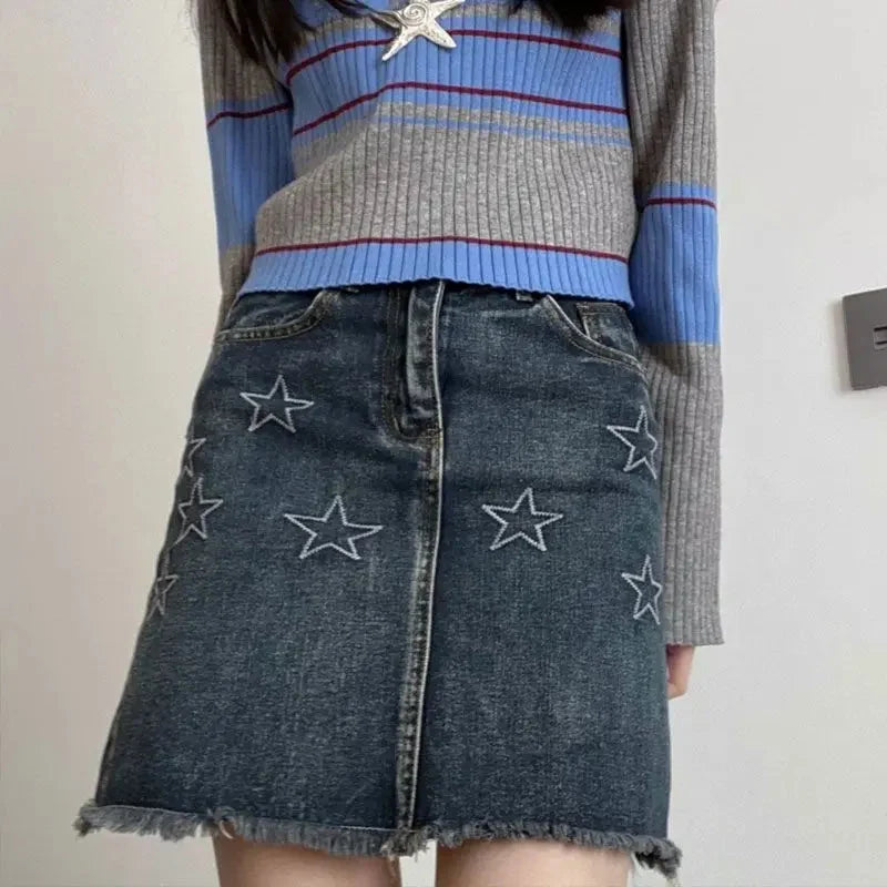 Dazzle Star Mini Skirt — dettaglio della stampa