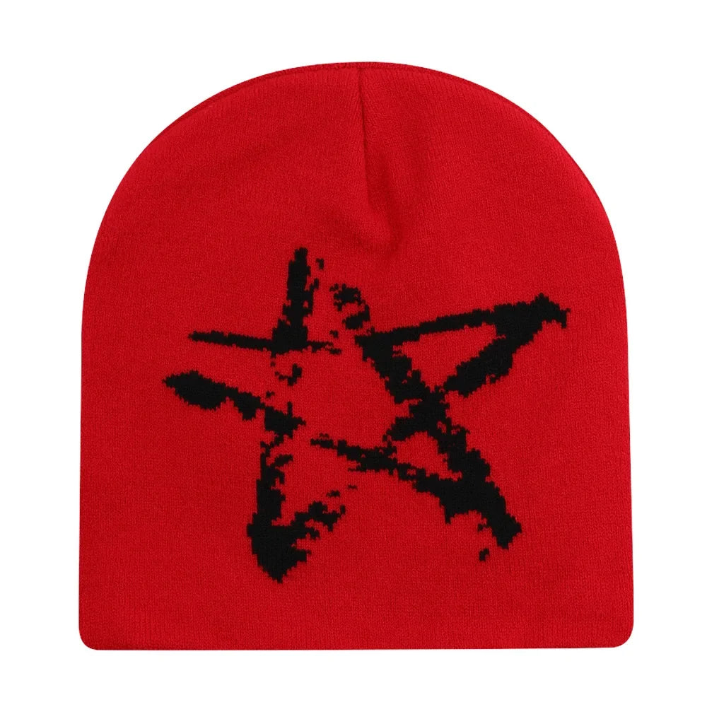 Deep Ascent Star Graphic Beanie — dettaglio della stampa
