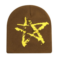 Deep Ascent Star Graphic Beanie — vista frontale