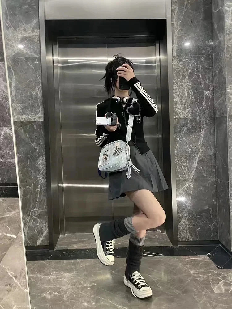 Denim Messenger Handbag — in alternativa