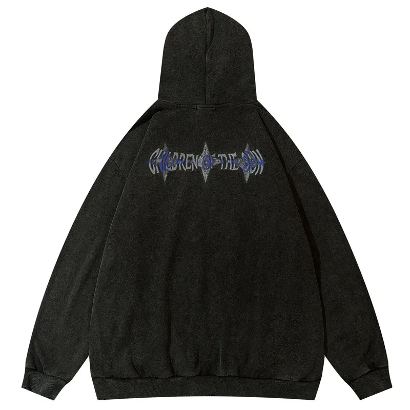 "Destined To Die By Reflection" Hoodie — dettaglio