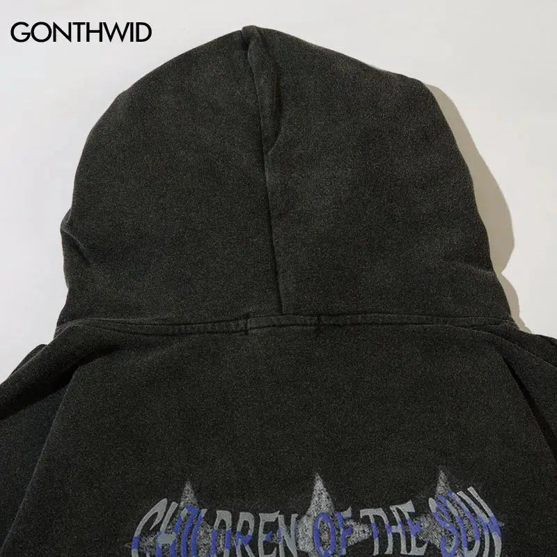 "Destined To Die By Reflection" Hoodie — vista laterale